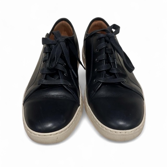FitFlop Christophe Leather Sneakers Black 8 - Picture 2 of 8